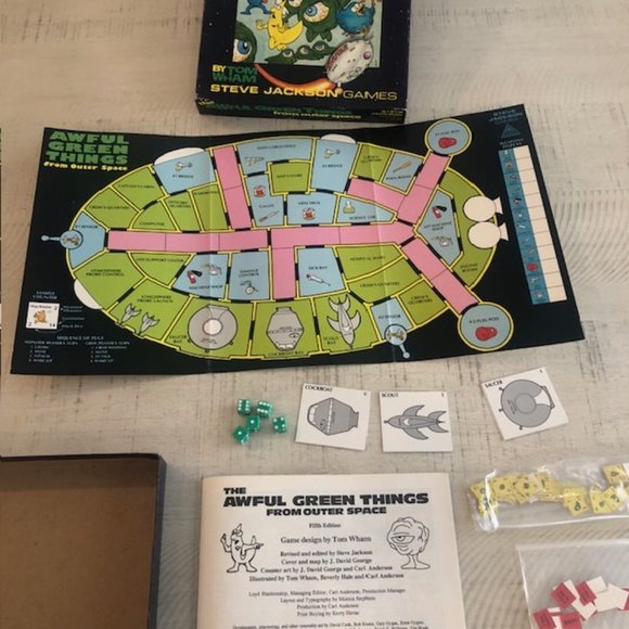 Rare, vintage 1990 The Awful Green Things from Outer Space (5th Edition) - Picture 5 of 11